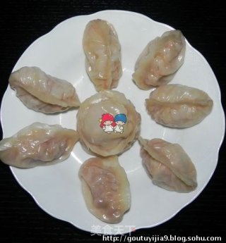 西瓜皮肉馅饺子<蒸饺>