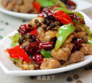 香辣鸡丁的做法