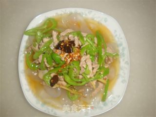 肉丝拉皮的做法