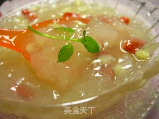 银耳水晶绿豆爽的做法
