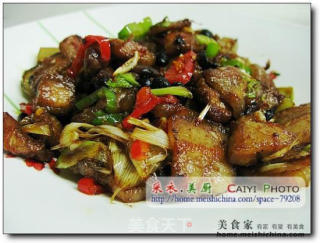 豉香葱煎肉的做法