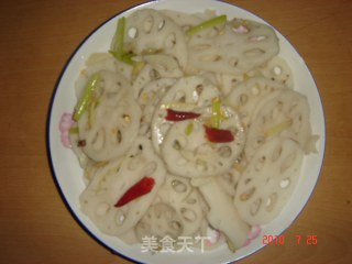 清炒藕片的做法