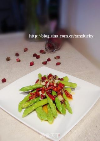 炝炒芦笋尖的做法