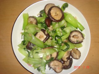 香菇油菜的做法