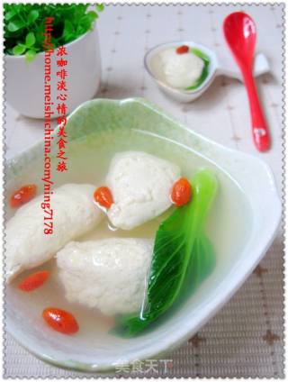 清汤翡翠白玉饺的做法
