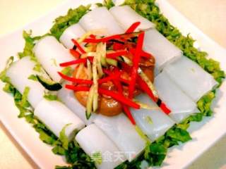 特创夏日新款“麻酱芥末绿豆粉卷”的做法