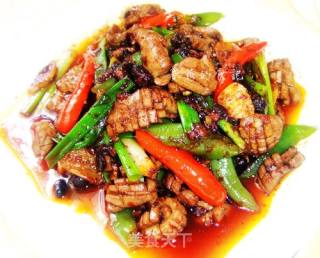 老干妈炒腰花的做法