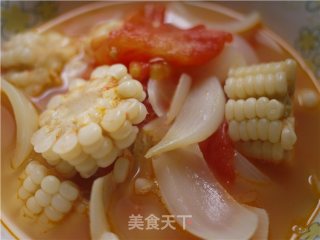洋葱番茄玉米汤