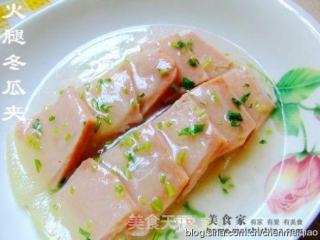 冬瓜火腿夹的做法