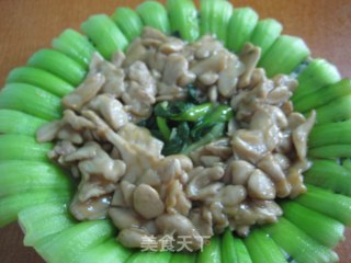 白灵菇炒小油菜的做法