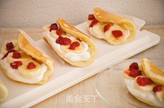 法式水果卷饼的做法