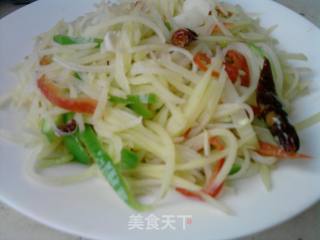 酸辣土豆丝的做法