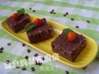 杏仁红豆糕的做法