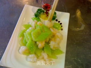 莴笋炒鲜虾的做法