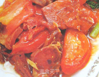 番茄牛肉片的做法