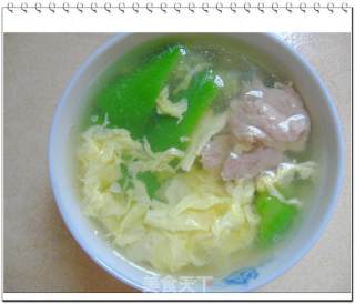 水瓜蛋花瘦肉汤的做法