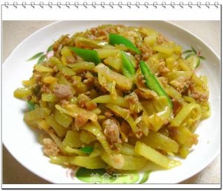 酸菜肉末的做法