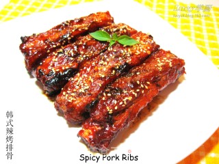 韩式辣烤排骨--Spicy Pork Ribs的做法