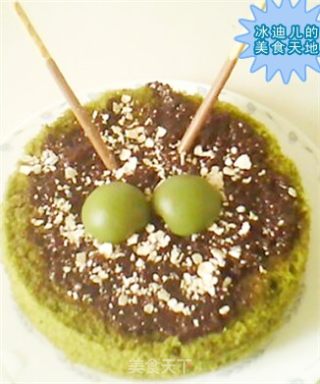 抹茶黄油蛋糕－－光波炉制作的做法