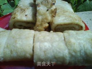 广东传统“煎薄撑”（粤语）的做法