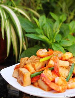 虾仁豆腐的做法