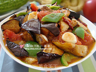 米饭的好搭档——西红柿烧茄子