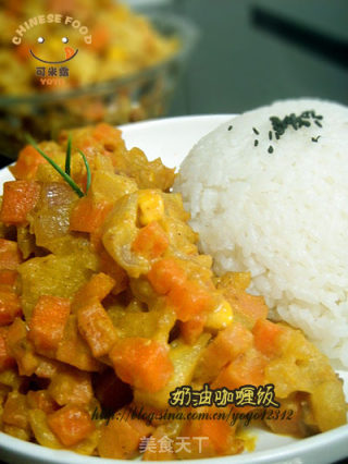 奶油咖喱杂烩饭的做法