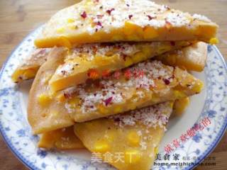 奶香玉米饼的做法