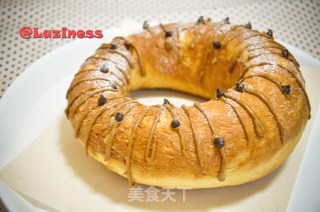 巨型巧克力面包圈--蛋糕模盛妆的新食感面包