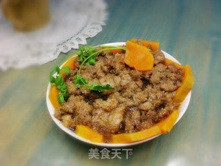 南瓜粉蒸肉的做法