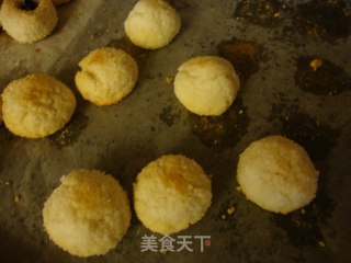 蓝莓椰蓉蛋白球的做法