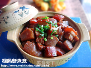 柚香腩肉煲的做法