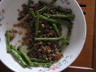 豇豆肉糜的做法