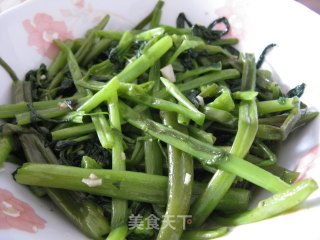 蒜末空心菜的做法