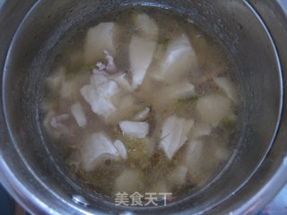 肉丝榨菜豆腐汤的做法