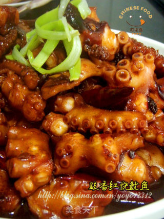 豉香红烧鱿鱼段的做法