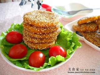 芝麻薏米南瓜饼