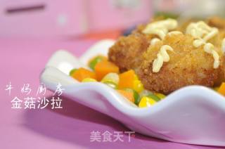 金菇沙拉的做法