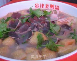 老鸭粉丝汤的做法