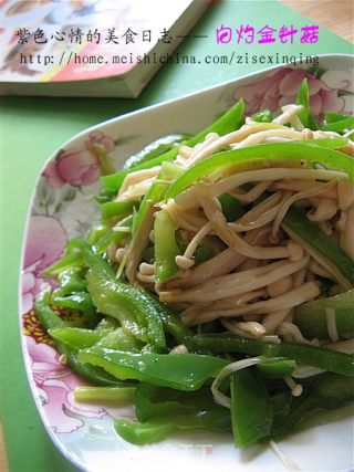 白灼金针菇的做法