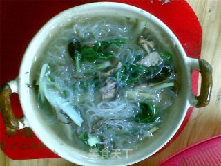 茶树菇香粉汤的做法