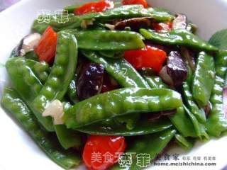 香菇荷兰豆的做法