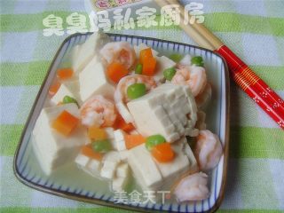 虾仁北豆腐的做法