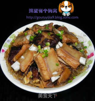 香菇粉丝蒸排骨的做法