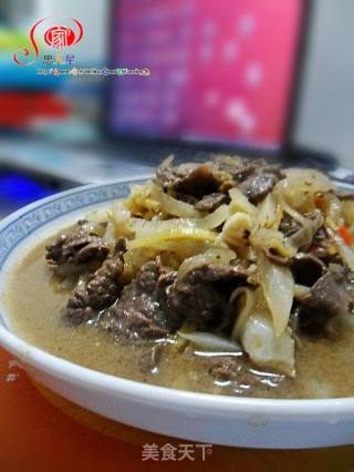 白萝卜炒牛肉的做法