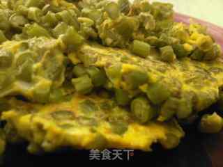 电饭煲里面的"豆角煎蛋" :)的做法