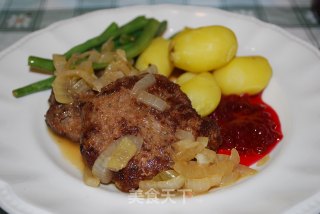 香煎牛肉饼（pannbiff）的做法