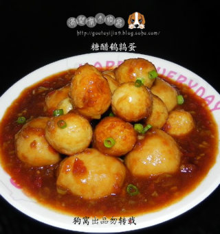 糖醋鹌鹑蛋的做法