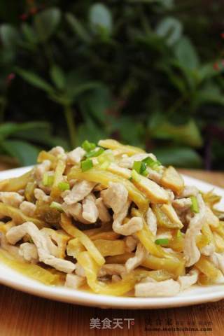 香干榨菜炒肉丝的做法