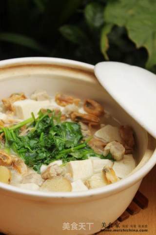 牡蛎豆腐煲的做法